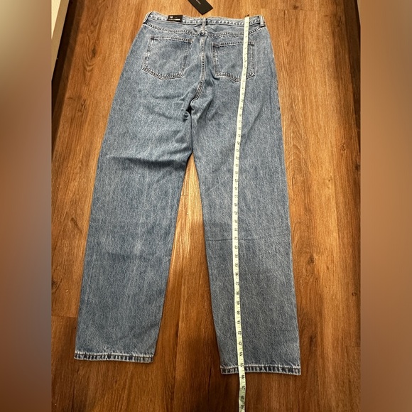 Fashion Nova Crossover Waist Cotton Light Wash Jeans Blue Size 15 NWT - Picture 9 of 11